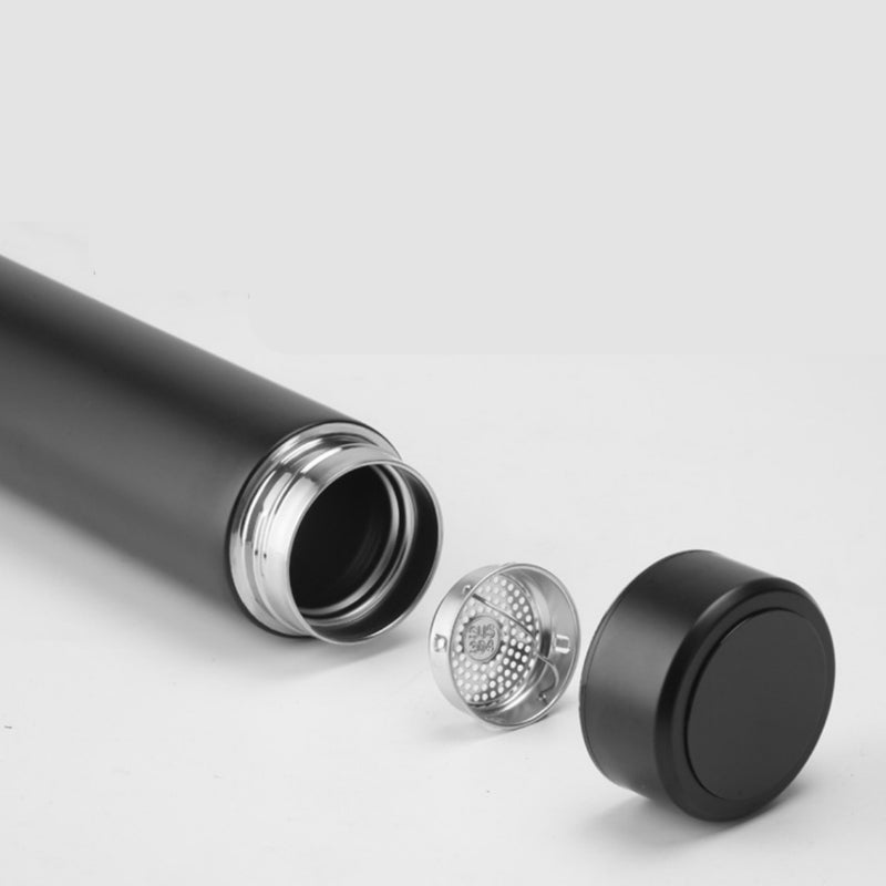 Garrafa Termica 500ML Com Termometro Digital Led Quente ou Frio em Aço Inox 304 (COR ALEATÓRIA)