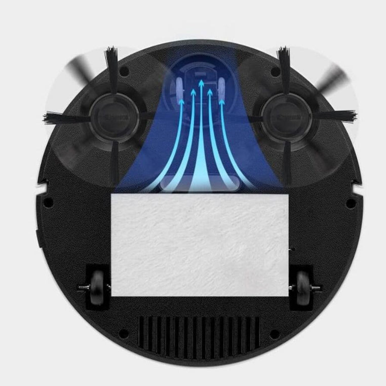 Robô Varredora/Aspirador De Pó 1200PA Automática 3 Em 1 Limpeza Doméstica Robótico Inteligente E Silencioso