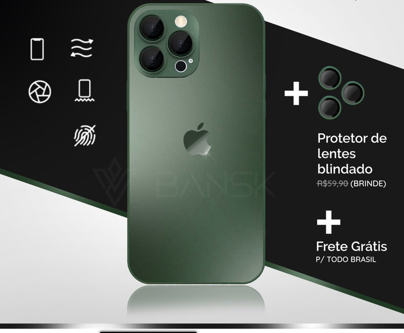 Capas NanoGlass vidros temperado fosco