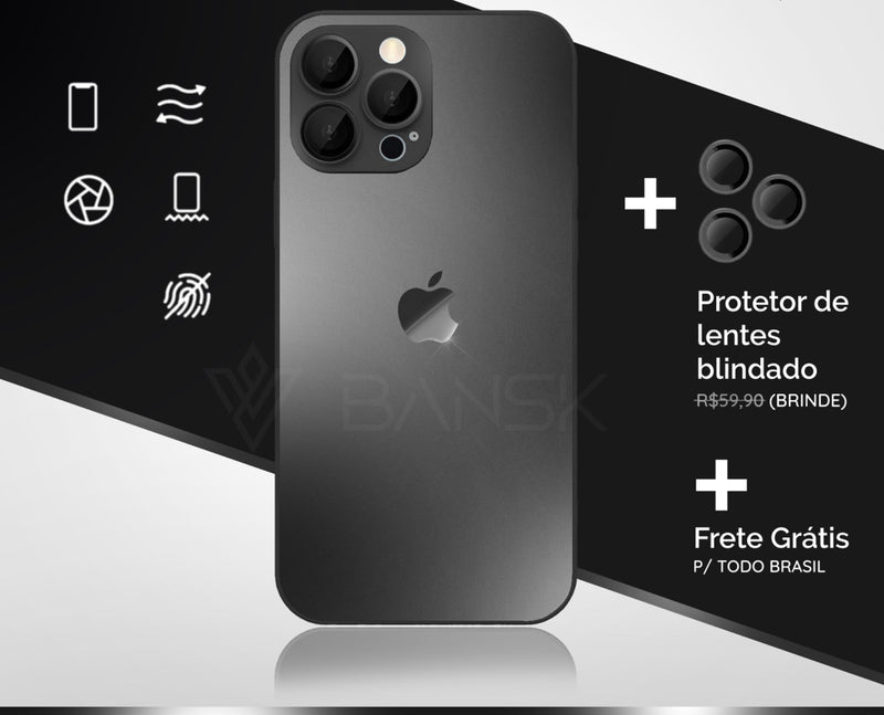 Capas NanoGlass vidros temperado fosco