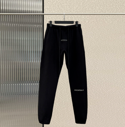 Moletom alta qualidade calças de jogging essentials calças esportivas moda impresso letras reflexivas hip hop solto unisex algodão sweatpant