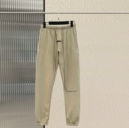 Moletom alta qualidade calças de jogging essentials calças esportivas moda impresso letras reflexivas hip hop solto unisex algodão sweatpant